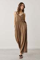 FIGARO Πούρου wrap wide leg ολόσωμη φόρμα
