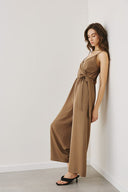 FIGARO Πούρου wrap wide leg ολόσωμη φόρμα