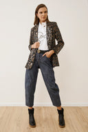 EIGHTY2 Μπλε mom fit τζιν