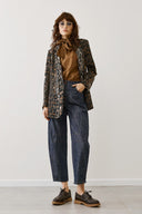 EIGHTY2 Μπλε mom fit τζιν