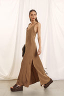 EIGHTY2 Πούρου open back maxi φόρεμα