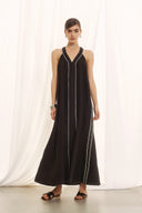 EIGHTY2 Μαύρο elegant maxi φόρεμα