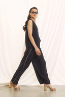 Figaro Μπλε wide leg παντελόνα