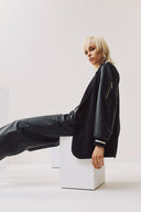 EIGHTY2 Μαύρο urban Luxe σακάκι