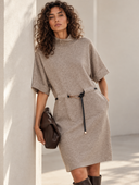 Πούρου  fitted knit φόρεμα με ζώνη