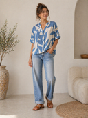 Ραφ abstract print oversized πουκάμισο