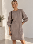 Πούρου cable knit φόρεμα