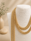 Χρυσό layered chain necklace