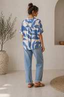 Ραφ abstract print oversized πουκάμισο