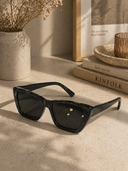 Μαύρα square frame γυαλιά ηλίου