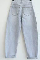 Ανοιχτό μπλε balloon fit denim jeans με στρας