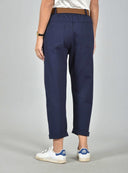 Μπλε relaxed fit παντελόνι