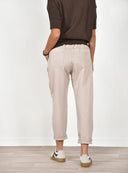 Μπεζ relaxed fit παντελόνι
