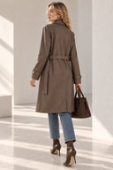Πούρου δερματίνη trench coat