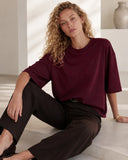 Δαμασκηνί oversized 3/4 top