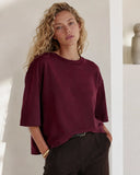 Δαμασκηνί oversized 3/4 top