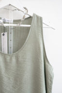 Λαδί minimal αμάνικο lightweight top
