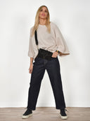 Τζιν παντελόνι mom fit