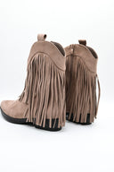 Πούρου suede western μποτάκια