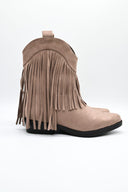 Πούρου suede western μποτάκια