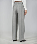 FIGARO γκρι ριγέ tailored παντελόνι