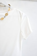 Λευκό basic σούρα t-shirt