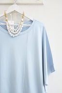 Σιέλ oversized ασύμμετρο t-shirt