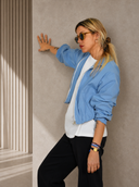 Σιέλ cropped lightweight jacket