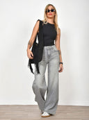 Τζιν παντελόνι wide leg