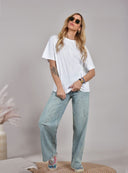 Λευκό cotton basic t-shirt
