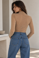 Camel see-through μπλούζα