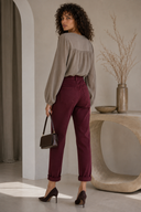 Bordeaux Mom fit jean soft touch