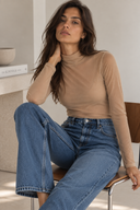 Camel see-through μπλούζα