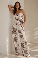 Μαύρο polka dot σετ