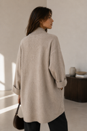 Πούρου lurex detail knit cardigan