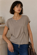 Πούρο twist detail t-shirt