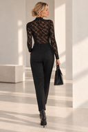 FIGARO Μαύρο slim fit pants
