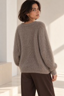 Πούρου fluffy cardigan